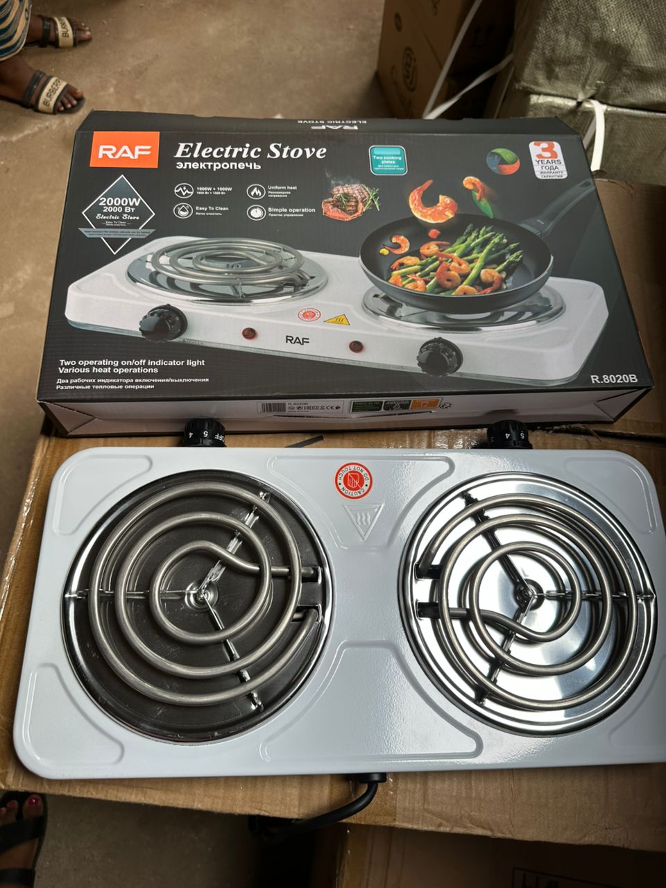 Plaque de cuisson électrique Raf 2000W