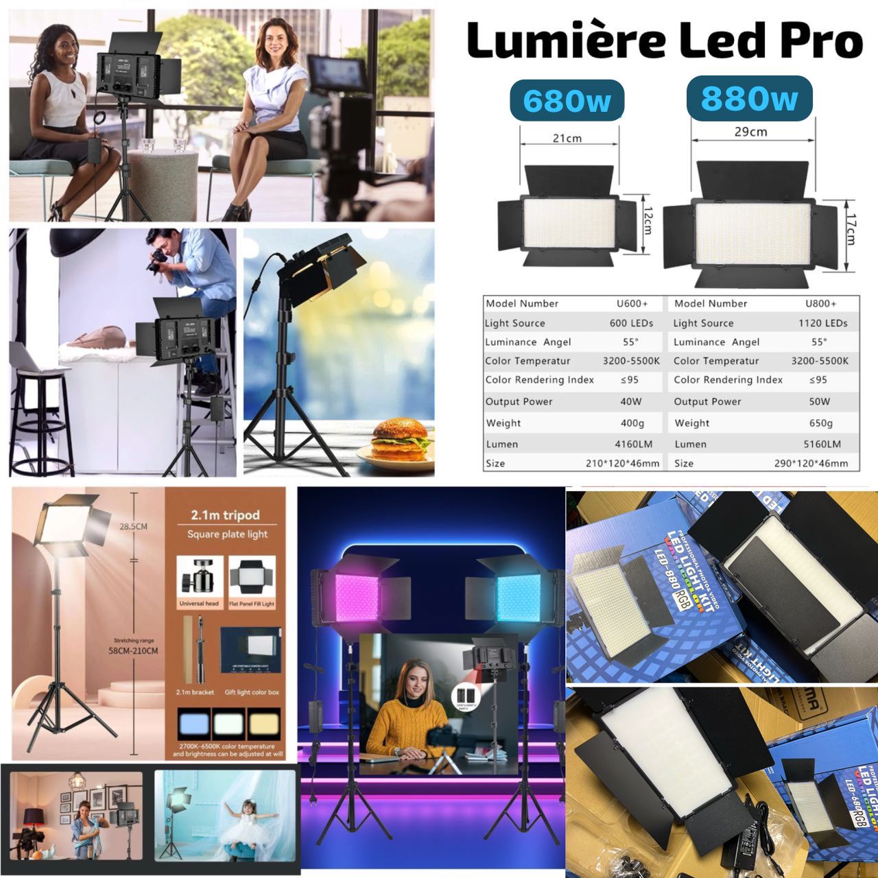 Lumière led pro