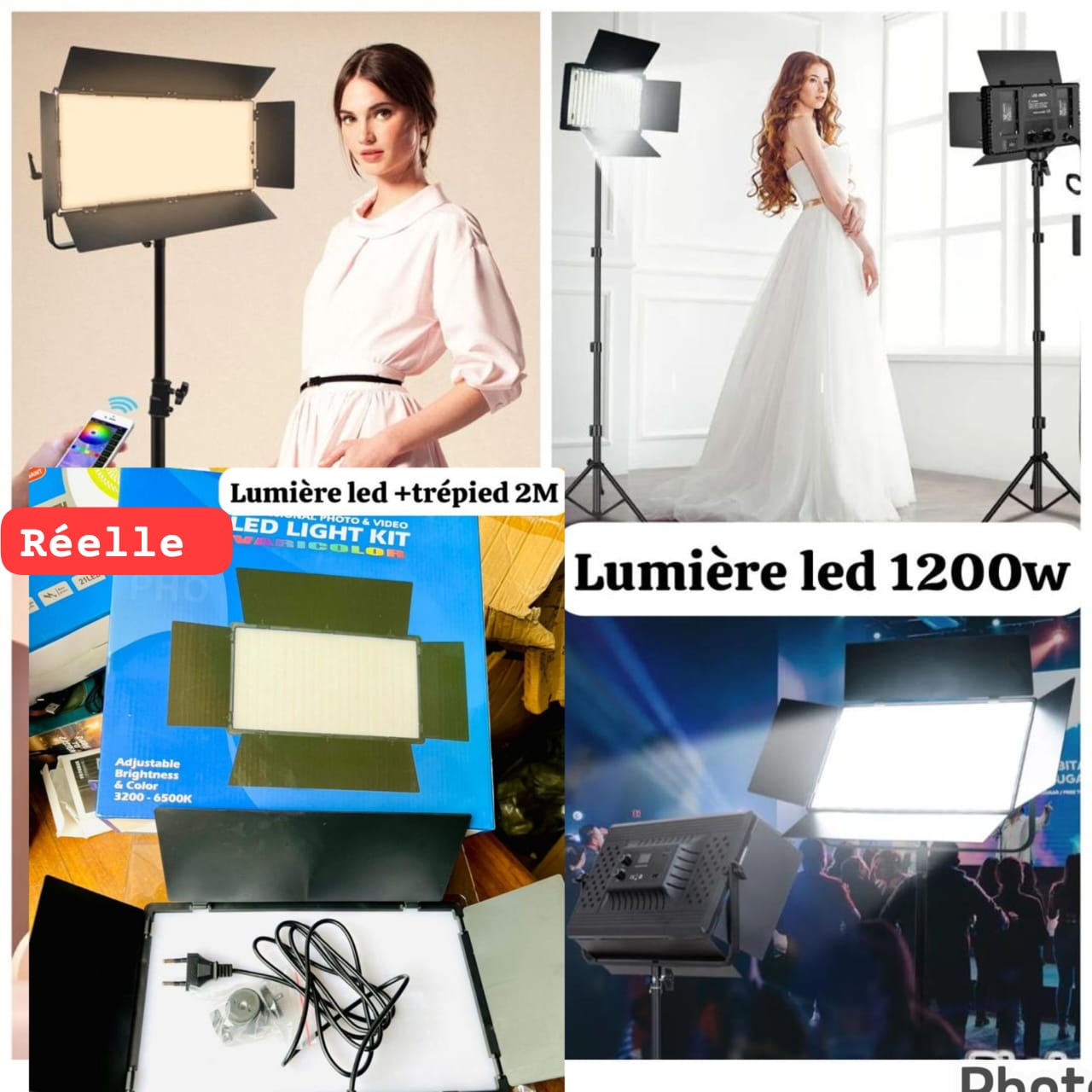 Lumière led 1200 w