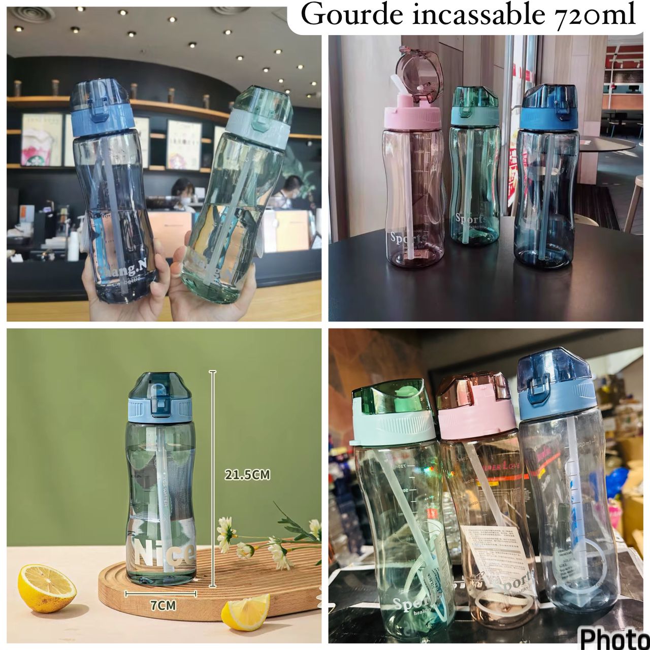 Gourde incassable 720 ml
