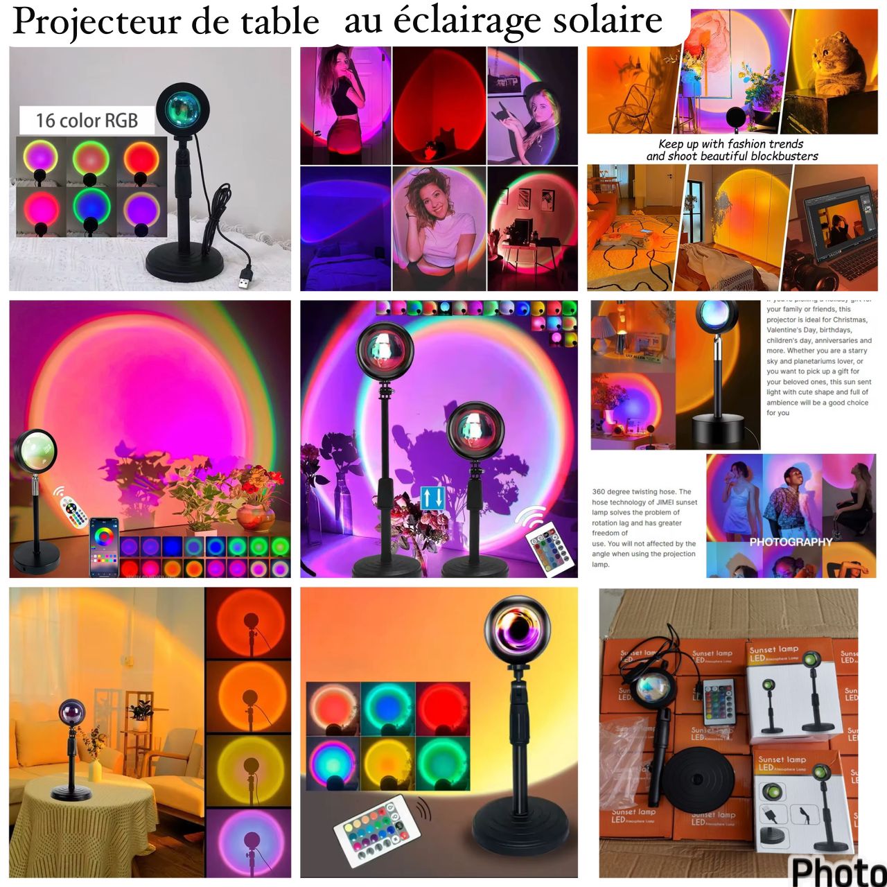 Projecteur de table